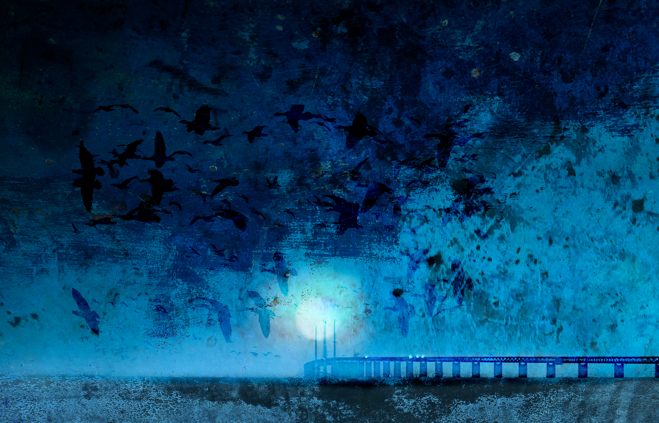 Escape#10_A2_36x56, Ram inkl. syrafri passepartout 70x50 cm