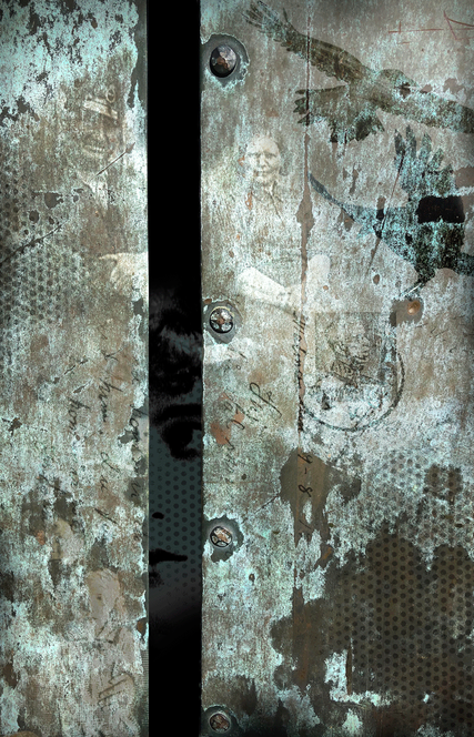Wall#11, 78x78 med ram