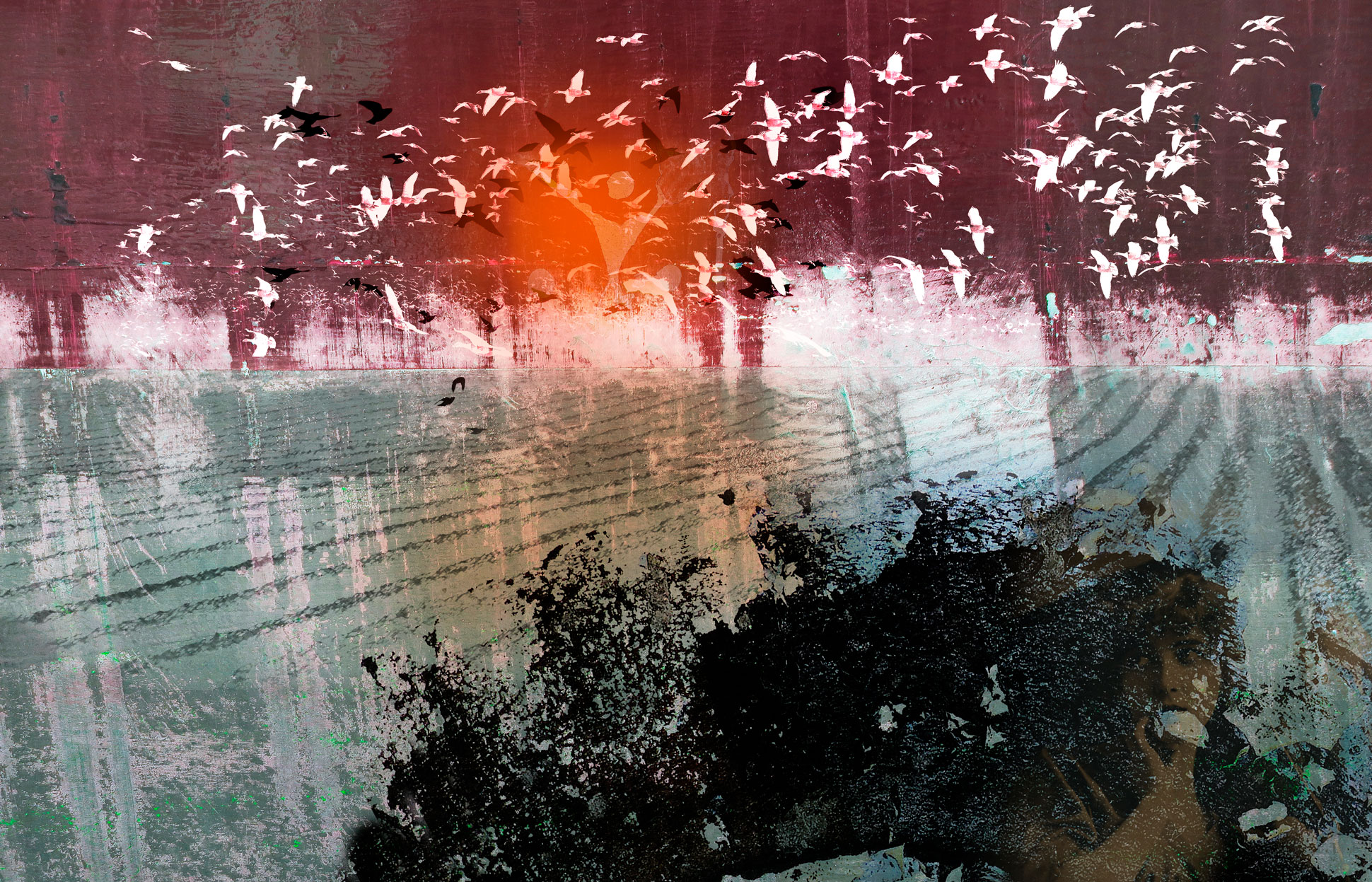 Moondance#11_A2_59x36, Ram inkl. syrafri passepartout 70x50 cm