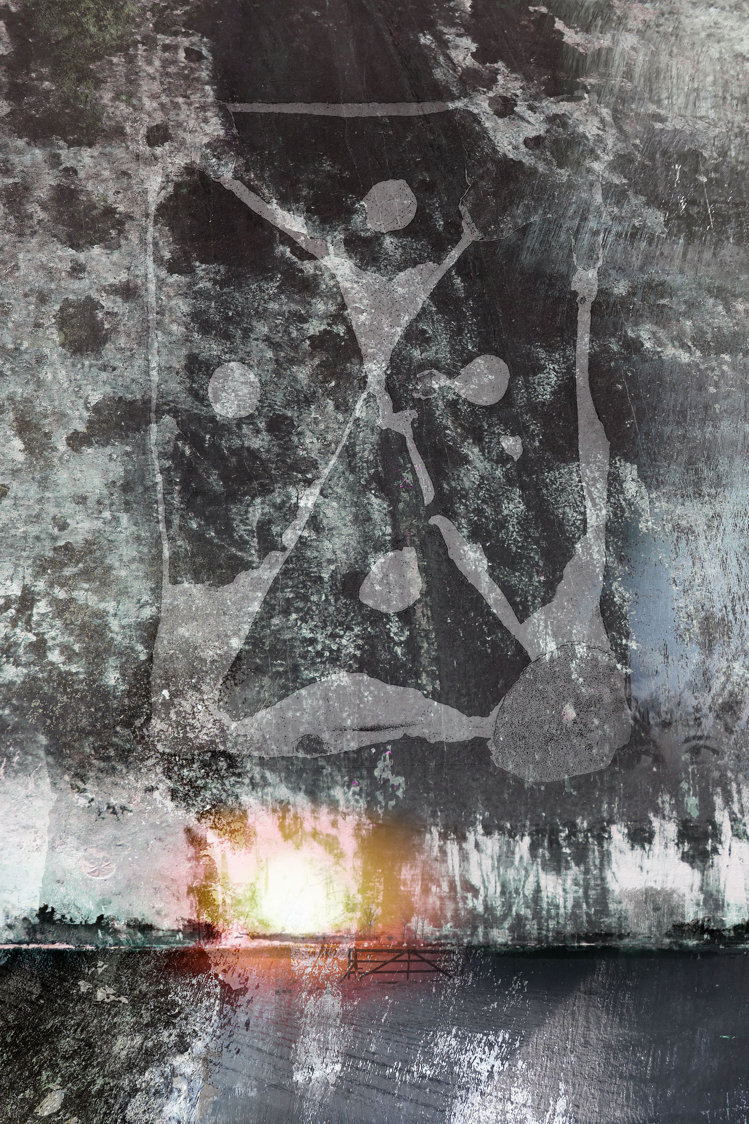Moondance-#13, 70x100cm inkl. Syrafri passepartout och ram